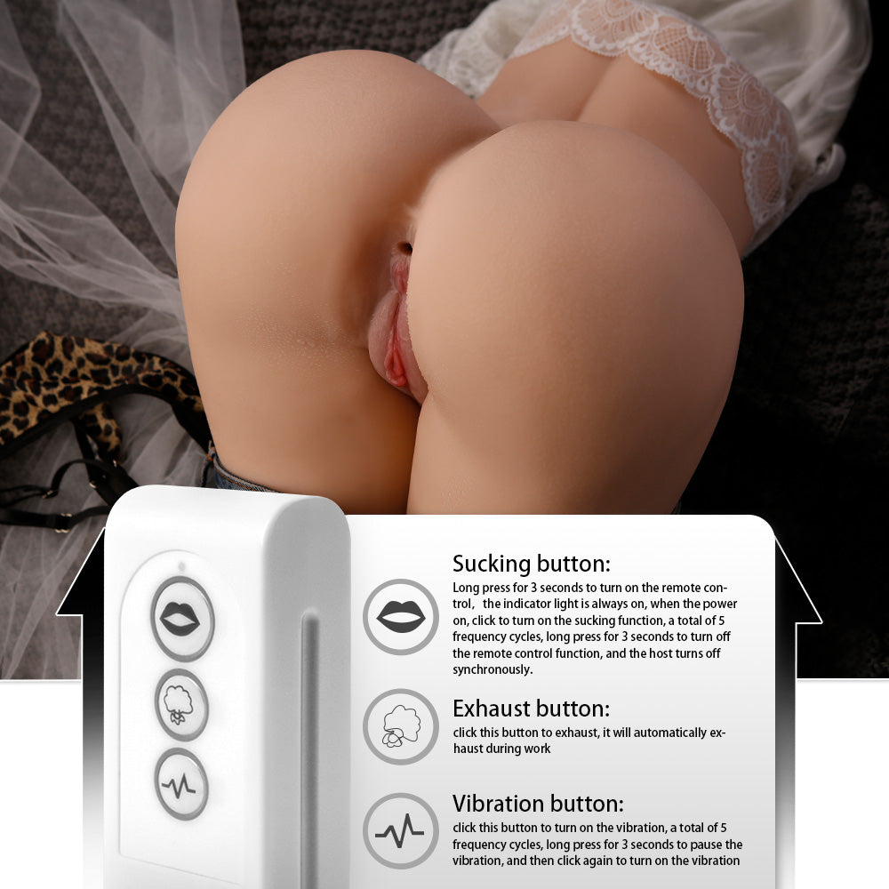 Sucking & Vibrating Sex Doll Mens Penis Vibrator Adult Toys 29LB - Phoebe