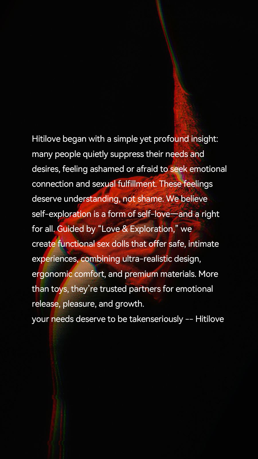 Hitilove brand showcase image, highlighting logo, brand identity, and product style