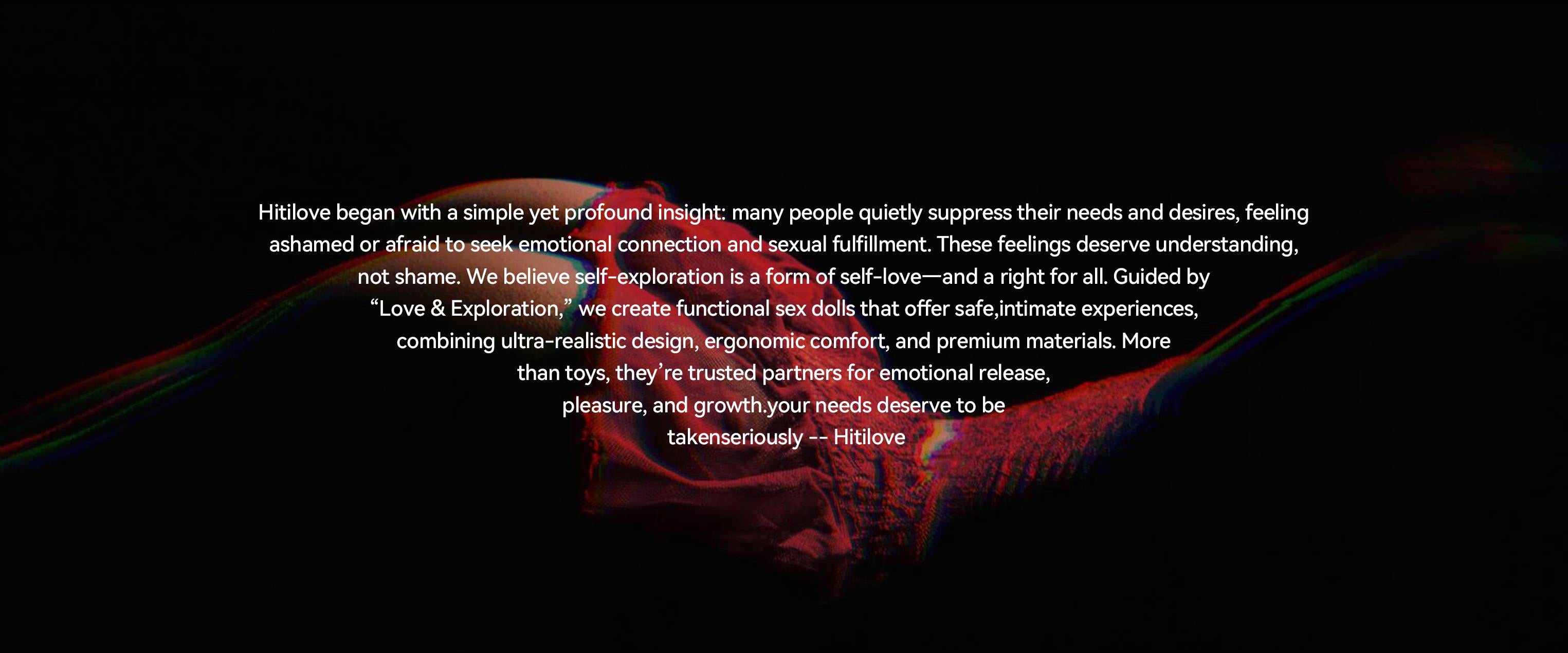 Hitilove brand showcase image, highlighting logo, brand identity, and product style