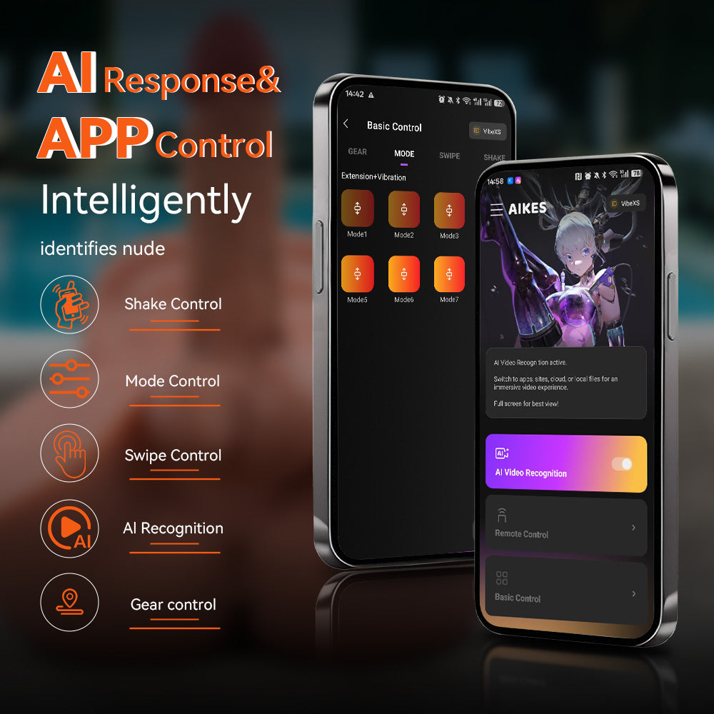 App interface display for the product, showing smart control and interactive features.